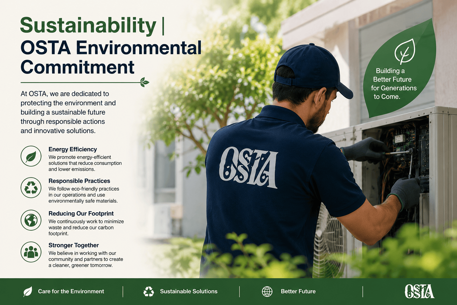 OSTA Sustainability Commitment 