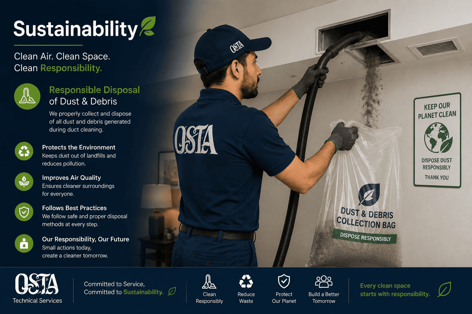 AC Duct Cleaning Services in Al Ain – OSTA Services
تنظيف دكتات المكيف في العين – خدمات اسطا