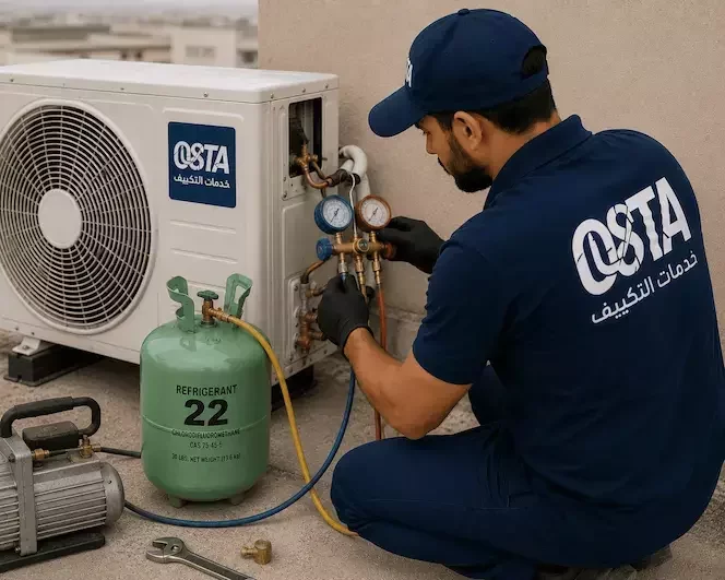 Osta Services gas refilling